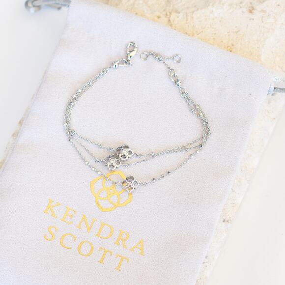 Kendra Scott Rue Multi Strand Bracelet In Silver - Picture 5 of 6